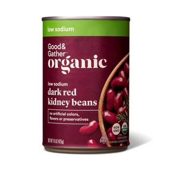 Organic Low Sodium Kidney Beans - 15oz - Good & Gather™