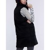 Women's Woven Full-Zip Sleeveless Quilted Puffer Vest | Motherhood Maternity - 2 of 3