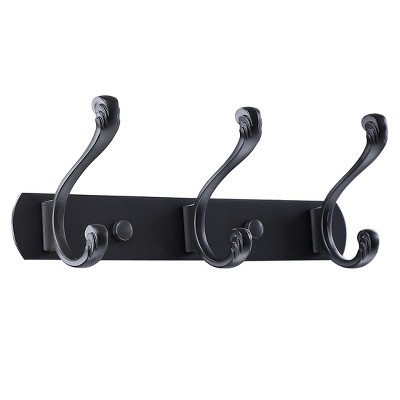  XKTIAN Home Storage Hooks- Key Hooks, Coat Rack Wall Mounted, 5  Standard Metal Coat Hook Rail for Key Coat Hat Towel Purse Robes Mudroom  Bathroom Entryway (Black Octopus) : Home 