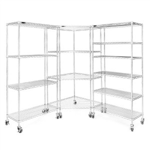 Shelving.com Mobile Corner Storage System - 1 of 2