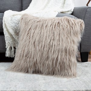 22-Inch Luxury Square Floor Plush Pillow – For Bedroom or Living Room by Hastings Home - 1 of 4