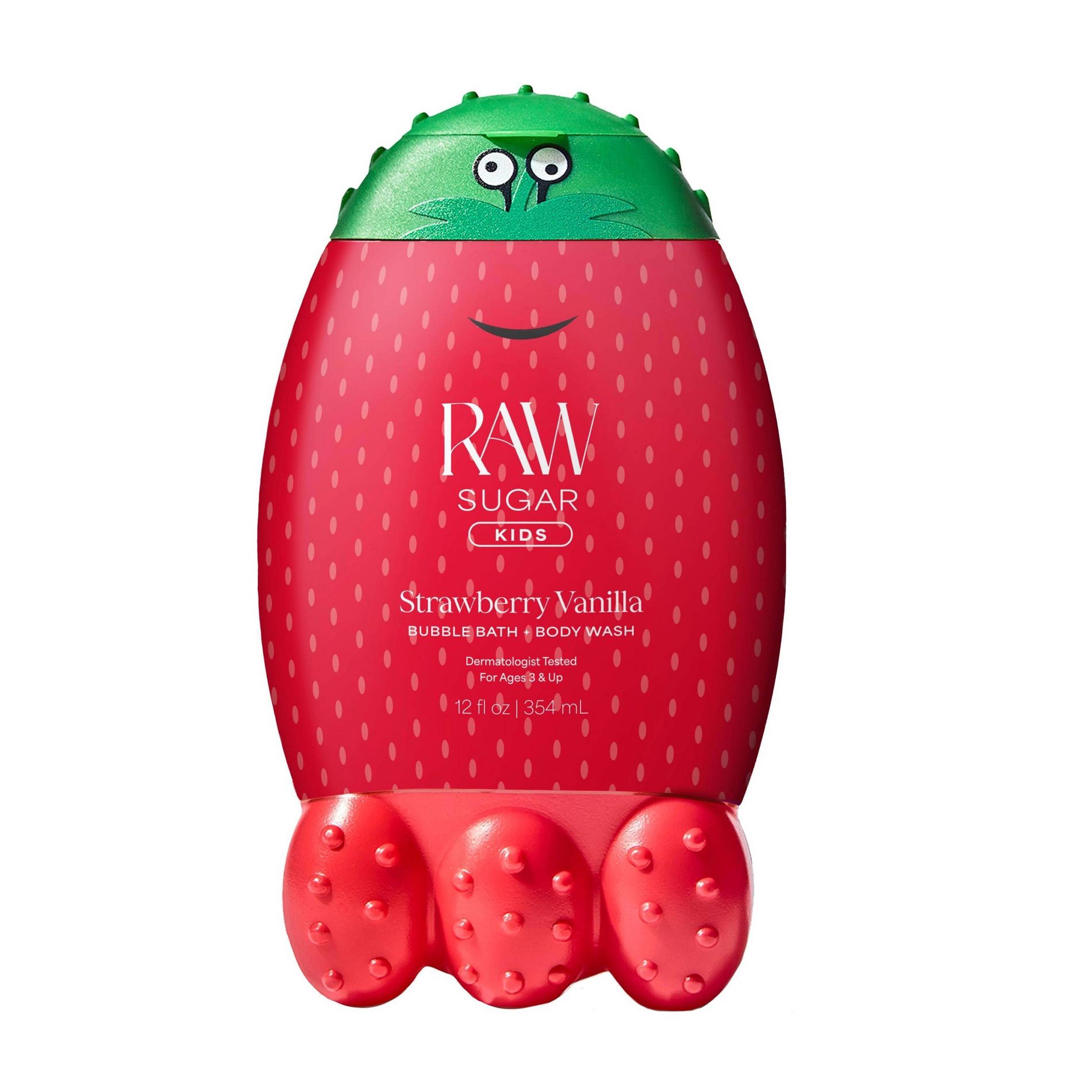 Raw Sugar Kids' Gentle Nourishing Bubble Bath + Body Wash - 12 fl oz