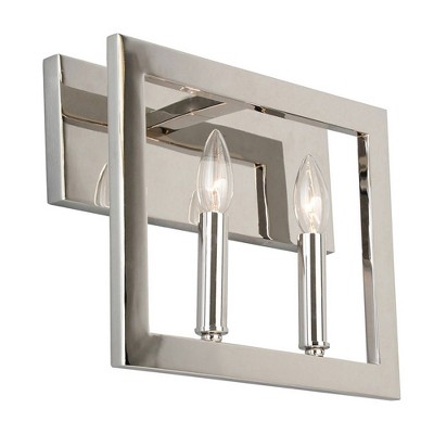 2-Light Jordan Bath and Vanity Pendant Satin Nickel - EGLO