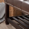 Grungis Storage Benches with Nailhead Trim and Shelf,Tufted Upholstered Storage Ottoman,Storage Ottoman Benches for Living Room,Bedroom - 4 of 4