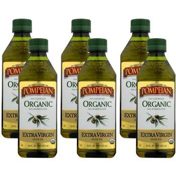 Pompeian Organic Extra Virgin Olive Oil - Case of 6/16 oz