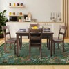 Boho Washable Floral Rugs, Large Living Room Rug, Non-Slip Soft  Indoor Rugs for Bedroom, Area Rug Carpet for Dining Room Guest Room - 4 of 4