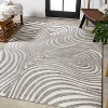 JONATHAN Y Maribo High-Low Abstract Groovy Striped Indoor/Outdoor Area Rug - 3 of 4