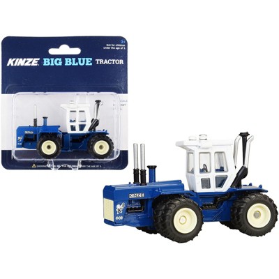 Kinze 640 Big Blue Tractor Blue with White Cab 1/64 Diecast Model by SpecCast