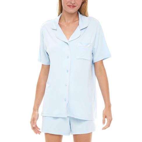 Light blue pajamas discount set