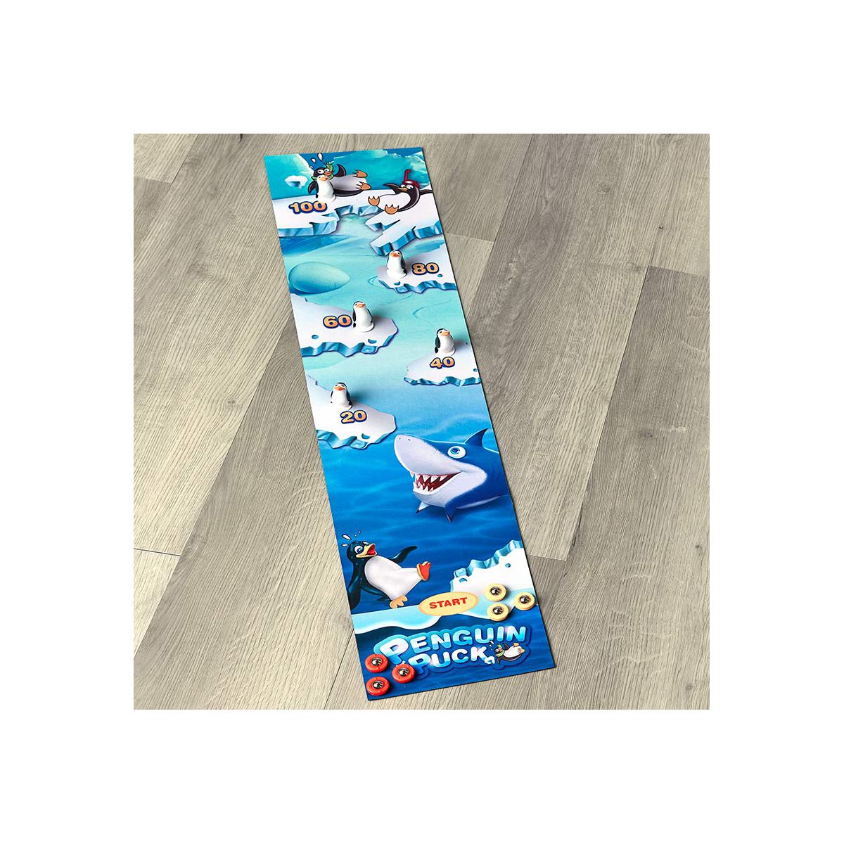 The Lakeside Collection Family Fun Tabletop Game Penguin Pucks - - thumbnail 3