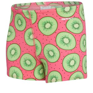 Sporti HydroLast Love Kiwi Square Leg Swimsuit Youth (22-28) - 1 of 3