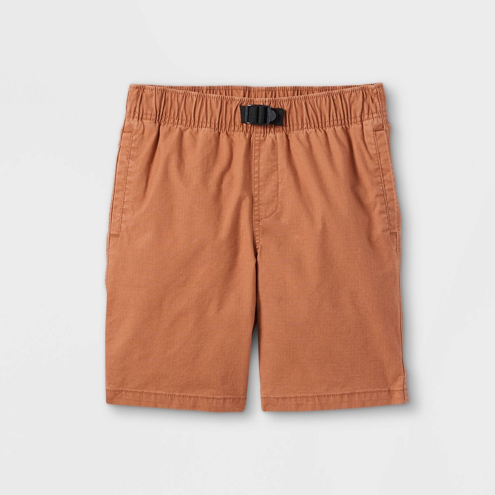 Boys' Utility Buckle Pull-On Shorts - Cat & Jack Dark Orange L