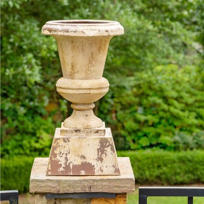 Park Hill Collection Aged Metal Entry Urn