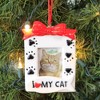 Kurt S. Adler 5.0 Inch Family Pet Photo Frame Dog House Bone Tree Ornaments - 2 of 3