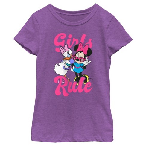 Girl's Disney Valentine's Day Princesses Strong Hearts Rule Crop T-shirt -  Light Pink - X Small : Target