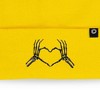 Dalix Heart of Bones Embroidered Beanie Skeleton Warm Winter Knit Hat for Women - 2 of 4