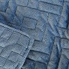 Dreamothis 48" x 72" 15lbs Microfiber Weighted Blanket with Duvet Cover Blue: All Ages, Zipper Closure, Microplush Fabric - 4 of 4