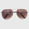 Anna-Kaci Women's Classic Aviator Sunglasses - 2 of 4