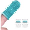 Belatt Dog Toothbrush 4-Pack, Finger Toothbrush for Dogs and Cats, Soft Silicone Bristles Dental Care, Plaque and Tartar Remover, Puppy Oral Cleaning - 2 of 4