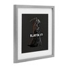 Stupell Industries Slayin' It Grim Reaper Framed Print Under Glass Art, Gray, 16" x 16" - 2 of 4
