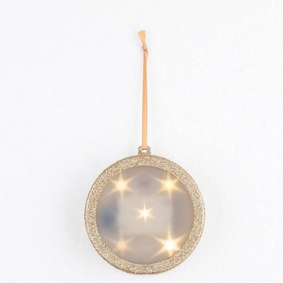 Holographic Christmas Ornaments Gold - Haute Décor