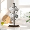 Aheaplus 6-Cup Mug Tree, Matte Black - 2 of 4