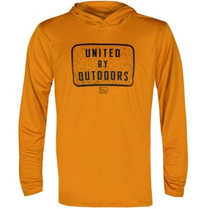 Fintech United By Outdoors UV Pullover Hoodie - Inca Gold - 1 of 2