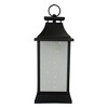 Northlight LED Lighted Flickering Lantern - 16" - Warm White Light - Black - image 3 of 4