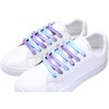 INSPIRE CHIC Flat Gradient Colored Shoelaces Cool Tie Dye Design Sneakers Shoe Laces 1 Pair - 4 of 4