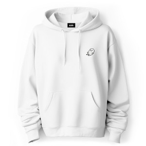 Dalix Embroidered Ghost Hoodie Soft Fleece Hood Sweatshirt Mens - 1 of 4