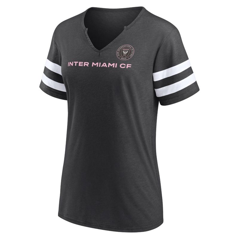 MLS Inter Miami CF Women&#39;s Split Neck Team Specialty T-Shirt, 2 of 4