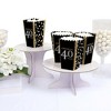 Big Dot of Happiness Adult 40th Birthday - Gold - Birthday Party Favor Popcorn Treat Boxes - Set of 12 - 3 of 4