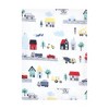 Hudson Baby Boys Cotton Flannel Burp Cloths 12-Pack Bundle, City Life, One Size - 3 of 4