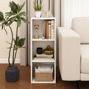 HOMLUX 3 Cube Decorative Bookshelf Open Bookcase Toy Storage Organizer Horizontal Vertical - 1 of 4