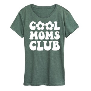 Women's - Instant Message - Cool Moms Club Short Sleeve Graphic T-Shirt - 1 of 4