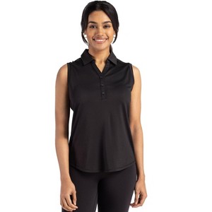 Cutter & Buck Forge Eco Stretch Recycled Womens Sleeveless Polo - 1 of 2