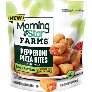 Morningstar Farms Frozen Pepperoni Pizza Bites - 9.5oz - 1 of 4
