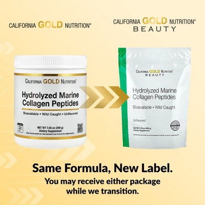 Collagen Peptides Powder with Hyaluronic Acid, Support for Healthy Hair, Skin, Nails, Joints and Bones, Non-GMO, Gluten and Dairy Free, Unflavored,