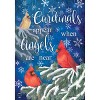Briarwood Lane Garden Flag 12x18 For Outdoor Cardinals Appear Winter For Winter Garden Flag Flags For Outside - 3 of 4