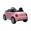 Best Ride on Cars Fiat 500 Ride-On Car - Pink - 4 of 4