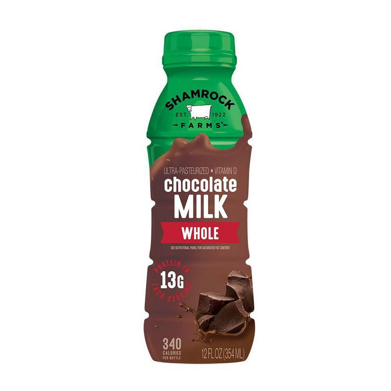 Shamrock Farms Vitamin D Chocolate Milk - 12 fl oz, 1 of 2