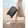 20 Inch Carry On Luggage with Spinner Wheels, Lightweight Hardside Suitcase with TSA Lock, Airline Approved Travel Luggage - 3 of 4