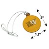 Missouri Western State University Primary Logo Mini Small Tiny Wood Christmas Tree Holiday Ornament - 4 of 4