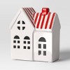 5.25" Christmas Lit White Ceramic house - Wondershop™ - 3 of 3