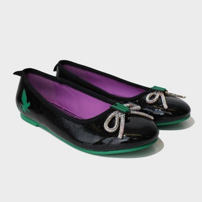 Wicked Kids' Ballet Flats - Black 8T