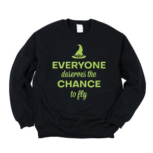 Simply Sage Market Women's Graphic Sweatshirt Deserve A Chance To Fly - 1 of 4