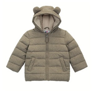 Rokka&Rolla Infant Toddler Boys' Warm Winter Coat-Baby Fleece Puffer Jacket - 1 of 4