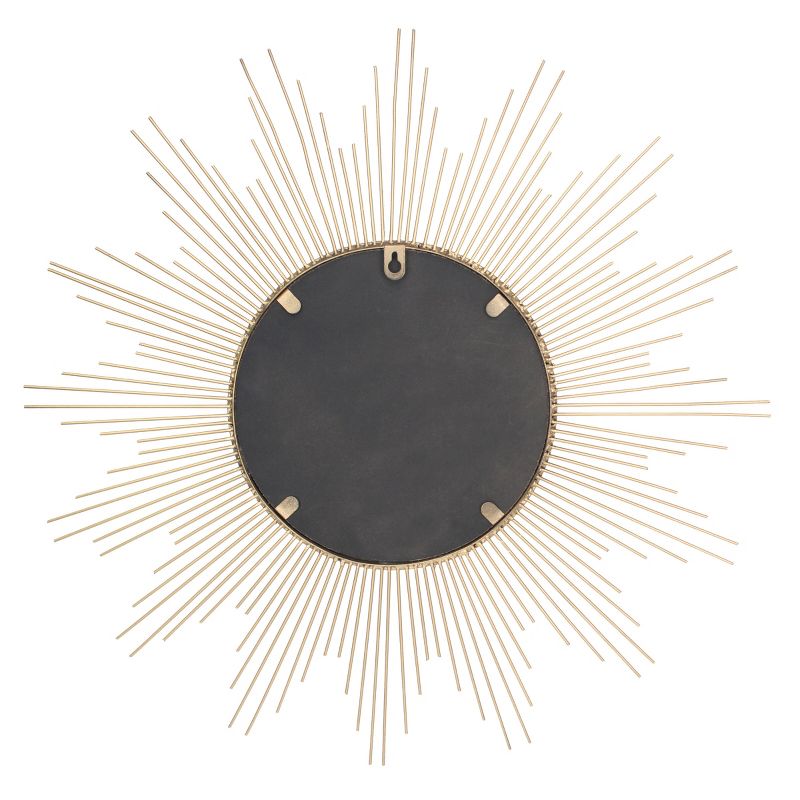 23&#34; Metal Sunburst Wall Mirror Gold - Stonebriar Collection, 4 of 13