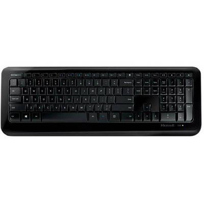 Microsoft Wireless Desktop 850 Keyboard - Wireless Connectivity - Black - USB Interface - English (North America) - Compatible with Computer