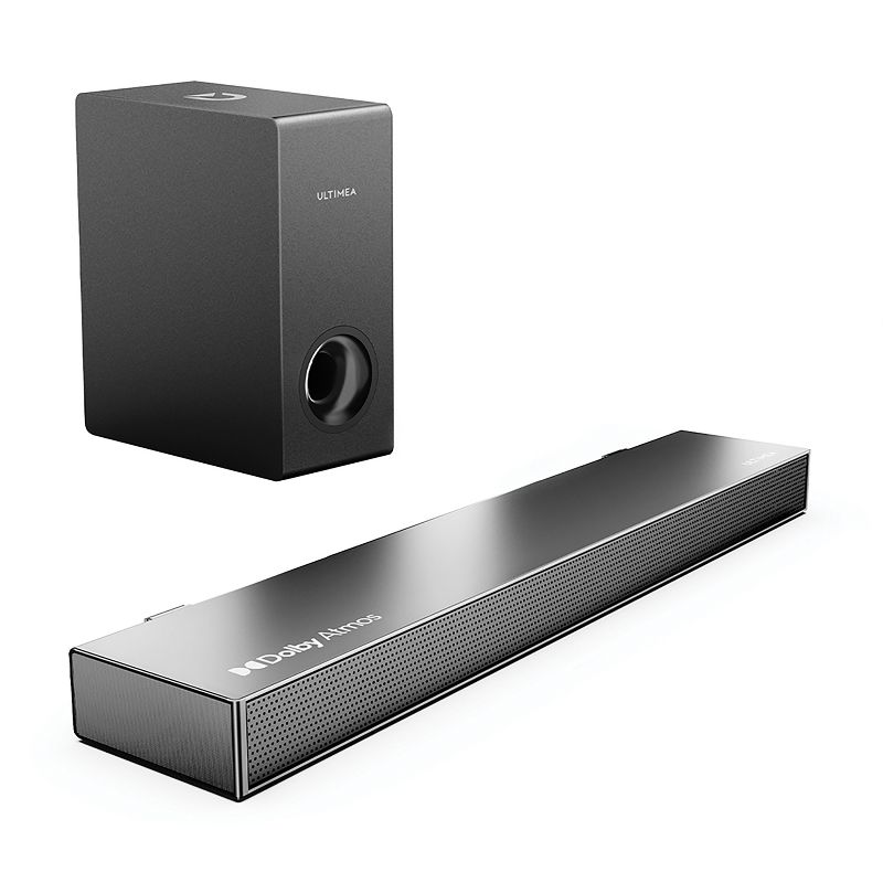 Ultimea Nova S50 2.1-Channel Virtual Dolby Atmos® 15.7-In. Sound Bar with Subwoofer, Black, 1 of 10